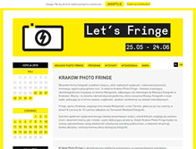 Tablet Screenshot of krakowfringe.com